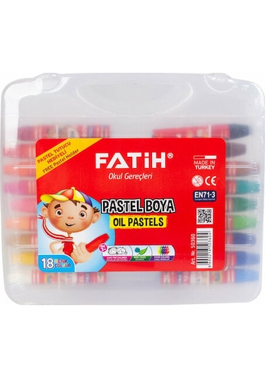 Fatih Pastel Boya Çantalı 18 Renk 50360 3604 3611