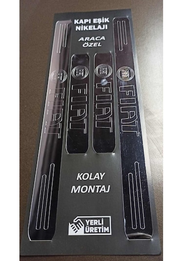 Fiat Egea ile Uyumlu Kapı Eşiği ve Kapaklı Numaratör (Park Tel)