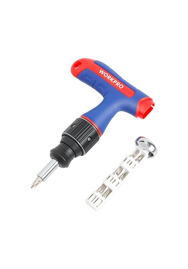 Workpro Wp221072 7-ın-1 Profesyonel Cr-v T- Saplı Cırcırlı Manyetik Tornavida Seti Fr Wp221072