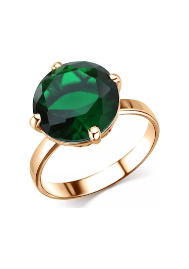 Gold Plaza Jewelry 925 Ayar Gümüş, Büyük Taşlı, Geniş Vintage Yüzük 179064805 Altın