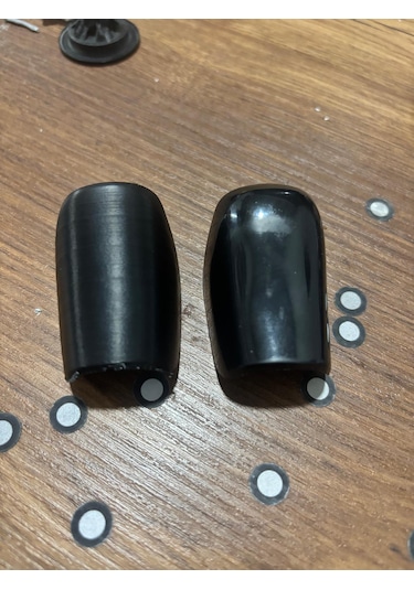 Skoda Kamiq Vites Topuzu Mandalı - 2 Adet - 3d Baskı Gri