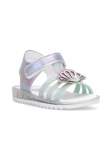 Elit Şa-b-034-25y Bebe Kız Çocuk Düz Sandalet Yeşil Yeşil