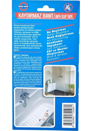 Banyo, Küvet, Duşakabin Zemin Yer Kaydırmaz Şerit