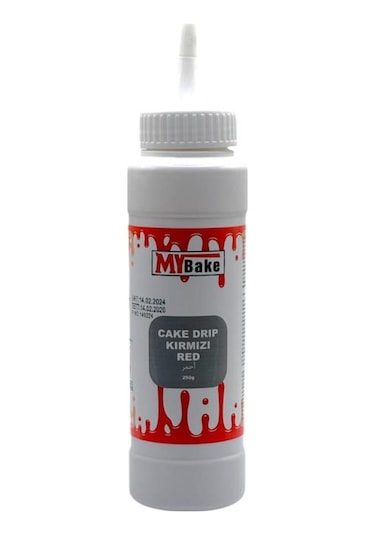 Mybake Cake Drip Kırmızı 250 Gr