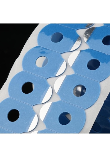 Trendooze Pedleri Mavi Kaymaz İşleme Gözlük Etiket Camı Blokaj Bant Adet 1000 Fg