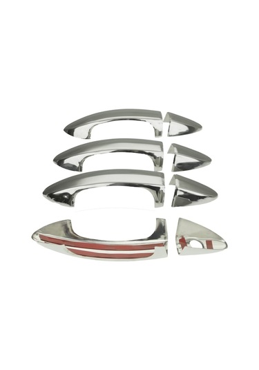 Ford Tourneo Courier Uyumlu 2023 Ve Üzeri Krom Kapı Kolu 4 Kapı Paslanmaz Çelik