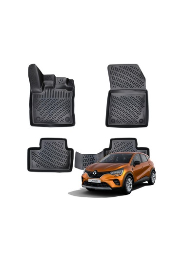 Renault Captur 3D Havuzlu Paspas 2020-