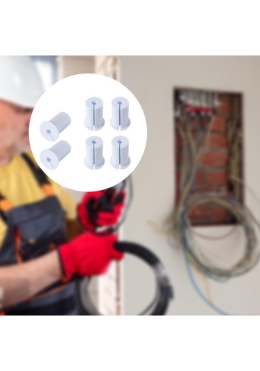 Homyl 6 Adet Kablo Yönlendirme Grommet& 39 İ Starlink Beyaz