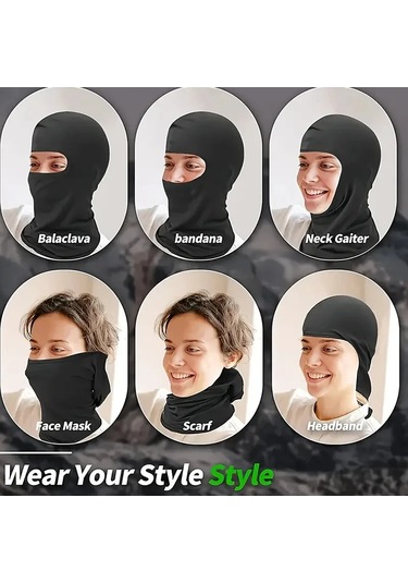 Nefes Alabilen Siyah Haçlı Balaklava Yüz Maskesi Bisiklet, Motosiklet, Yürüyüş, Kayak Ve Açık Hava Sporları İçin Mükemmel Fmy Beyaz Diğer