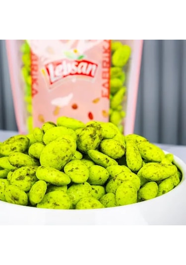 Fıstıklı Badem Şekeri - Lebsan Kuruyemiş