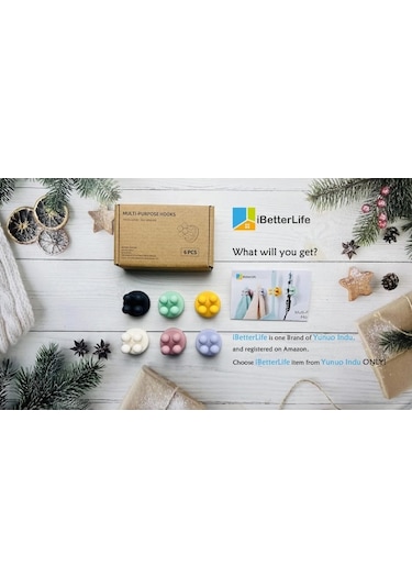 6 Parça Diş Fırçası Tutucu - Çok İşlevli Kanca Su Geçirmez Diğer