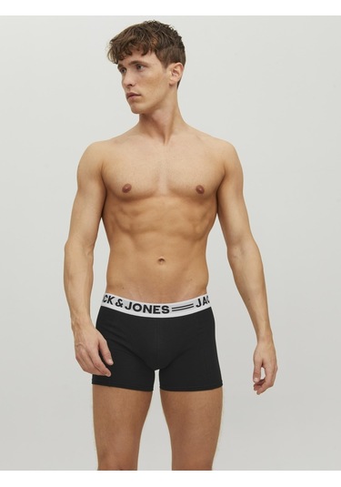 Jack & Jones 12081832 (3' lü) Erkek Siyah Boxer