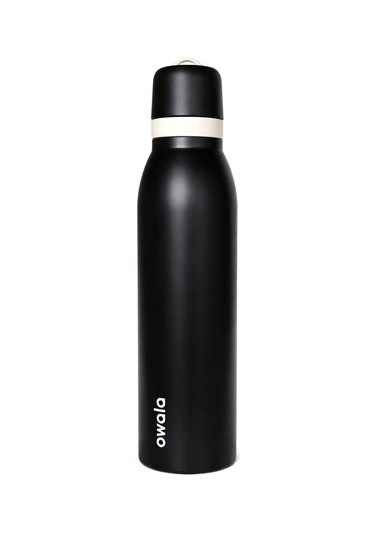 Owala 24 Oz 710 Ml Çift Katmanlı Vakumlu Paslanmaz Çelik Termos Spor Outdoor Kamp Siyah