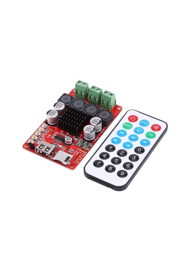 Konesam Tpa3116 Bluetooth Ses Güçlendirici Kartı 50w+50w, Uzaktan Kumanda, Mikrofon Desteği, Usb/tf Kart, Flac/wav/mp3/wma Decoder, Soğutucu Levha