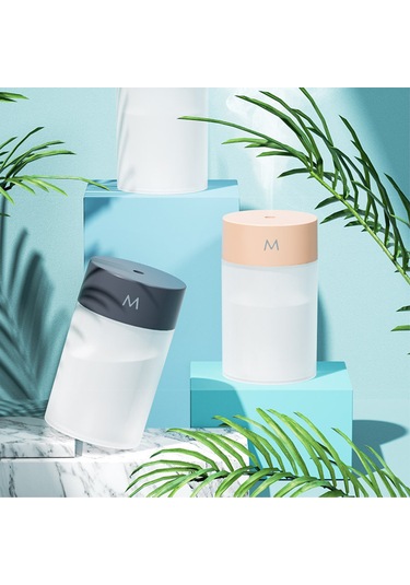 Ruicoo Beyaz Usb Nanover喷雾加湿器 2 Modlu 4-8 Saat Oturma Odası/ofis İçin, Otomatik Kapatma Ve 7 Renkli Led Işığı İle Nemlendirici