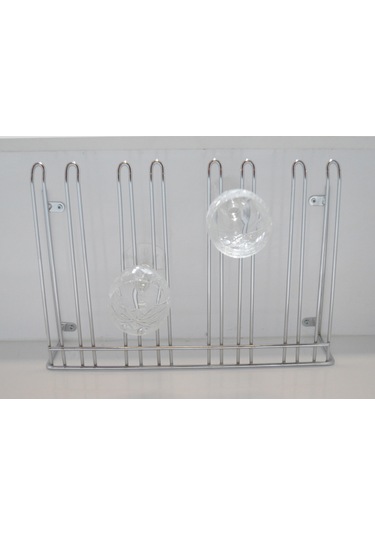 Krom 4 Bölmeli Bar Kadehlik Bardaklık