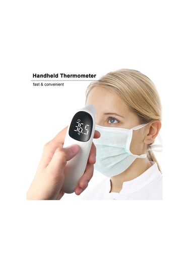 Jeehugo Dokunmadan Isı Ölçer: Vücut Ve Nesne Modu, Led Ekranlı, Entegre Uyarı Sistemi, Pil Dahil Değil 3-5cm Mesafe