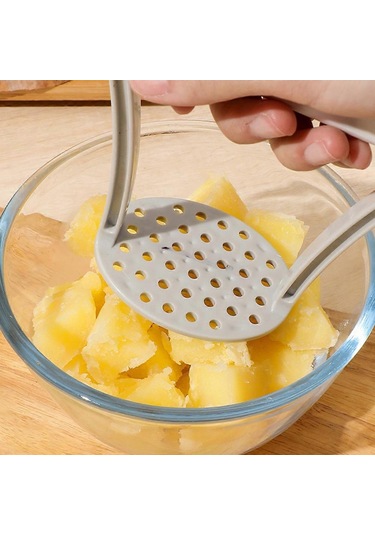 Paslanmaz Çelik Patates Ezicileri, Pürüzsüz Patates Püresi İçin İdeal, Isıya Dayanıklı Özelliklere Sahip Manuel Mutfak Aleti, Çeşitli Sebzeler İçin Mükemmel