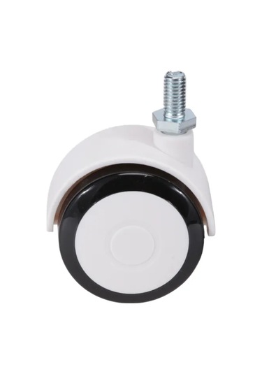 Brante Çivilerle Donatılmış Döner Tekerlek 191038618 Siyah