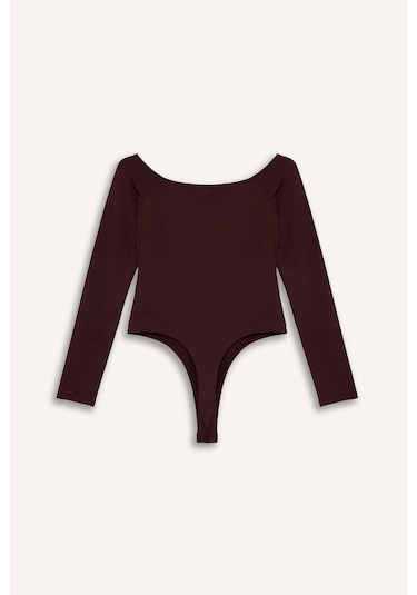 Defacto Uzun Kollu Body G5701ax25wnbr43 Bordo-br43