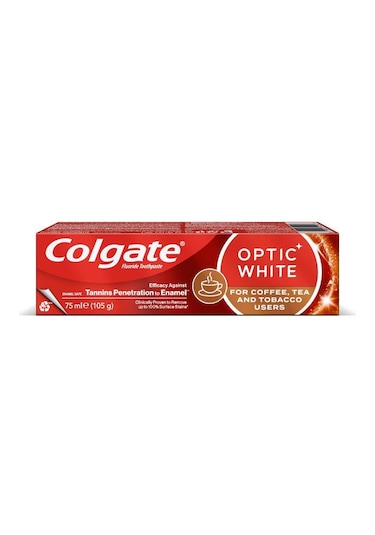 Colgate Optic White Kahve Çay ve Tütün Kullananlar için Diş Macunu 75 ML