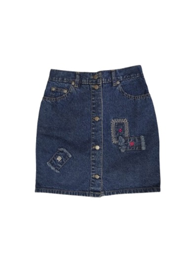 Kız Çocuk Etek Mavi