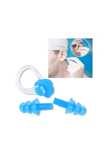 Kulak Ve Burun Tıkacı Yüzücü Kulak Tıpası Yıkanabilen Temizlenebi