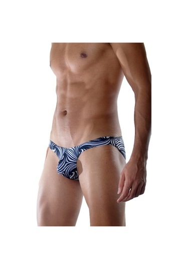 Don Moris Desenli Erkek Slip (Dm021810) Siyah - Beyaz