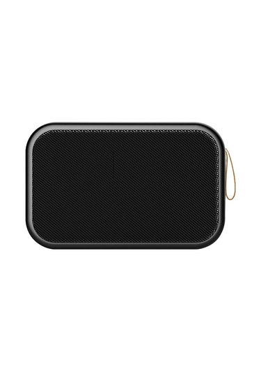 Kangvka Dışarıda Taşınabilir Siyah Bluetooth Hoparlör - Fm Radyo, Tf Kart Desteği, 3w Güçlü Taban, Mini Boyut, 300mah Pil