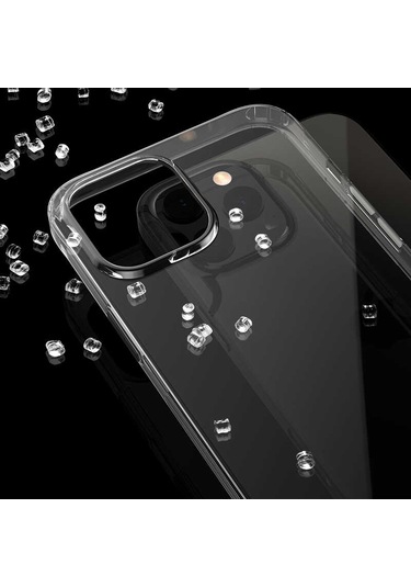 Mobilteam Apple iPhone 12 Pro Uyumlu İmax Silikon-siyah Siyah