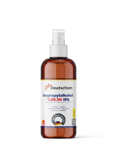 Deutschem İzopropil Alkol İpa 100 Ml Sprey Başlıklı, Extra Saf %99.90