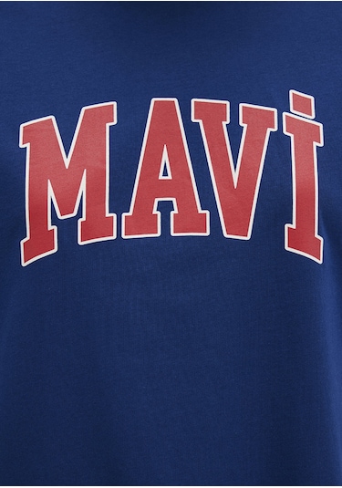 Mavi - Mavi Logo Baskılı Lacivert Tişört 1600843-82625 Lacivert