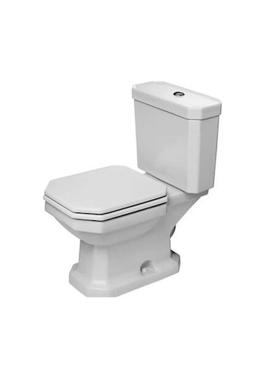 Duravit 1930 Asma Klozet Yavaş Kapanır Kapak Dahil Beyaz, 0227310075 Beyaz