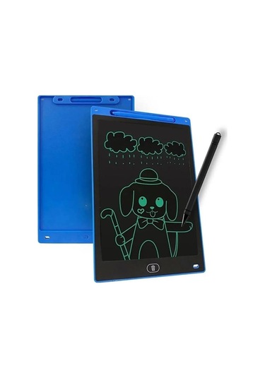 12'' Blic Mavi Büyük Boy Dijital Çocuk Yazı Tahtası Grafik Çizim Tableti