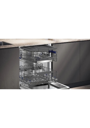 Siemens SX95EX12CE Tam Ankastre 8 Programlı Bulaşık Makinesi