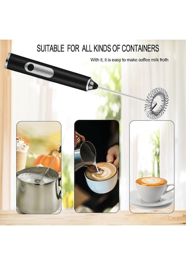 Jms Elektrikli Süt Köpürtücü Usb Şarj Edilebilir