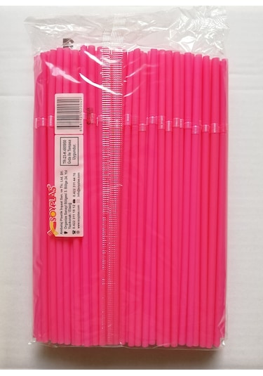 İnce Pipet Körüklü Renkli 400'lü Pipet