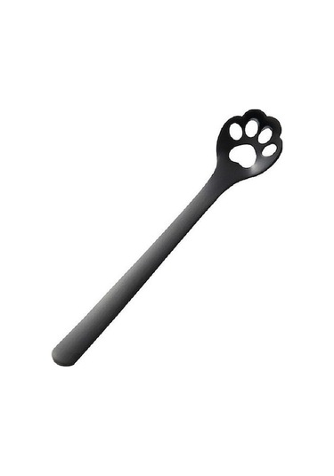 Yaratıcı Tatlı Stil: Sones Siyah Renk: Pençesi Pençesi Paslanmaz Kek Kedi Kedi Kaşığı, Kaşığı, Kaşığı Kahve İçi Çelik Boş Oo Diğer Diğer