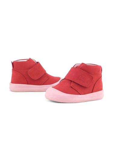 Rakerplus Yoohoo Hakiki Deri Nar Çiçeği Pembe Cırtlı Kız Bebek Bot Pembe