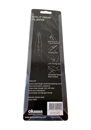 Okuma Split Ring Pliers ''9 Balıkçı Pensesi 22cm