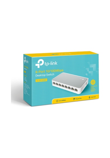 TP-Link TL-SF1008D 8 Port 10/100 Mbps Switch