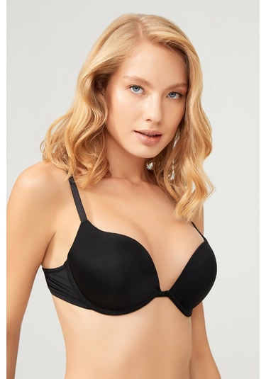 Lol Up Push Up Balenli Siyah Sütyen Siyah