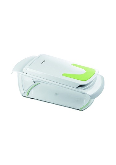 Porland Ghidini Çift Bıçaklı Hazneli Dilimleyici Yeşil Beyaz