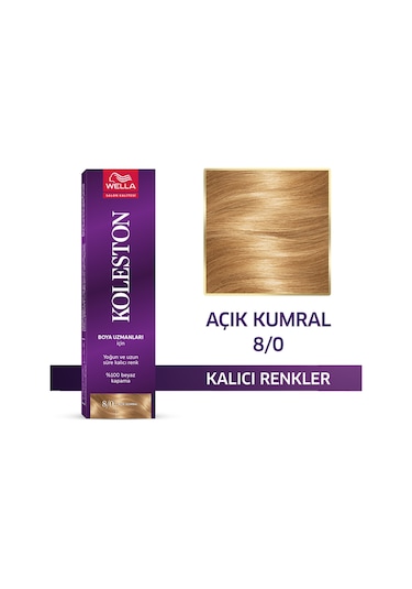Koleston Single Tüp Saç Boyası 8/0 Açık Kumral
