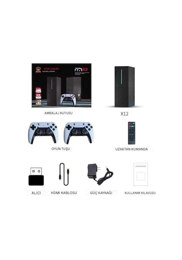 Xg-12 500gb Android Tv+game Cube 4k Hdmı +ethernet 3d Retro Arcade Oyun Konsolu