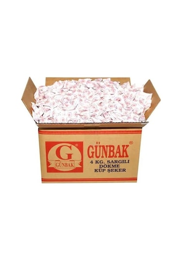 Günbak Sargılı Küp Şeker 4 KG
