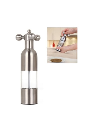 Pazly Mıclan Dümen Biber Öğütme Makinesi, Pratik Tasarım Gümüş