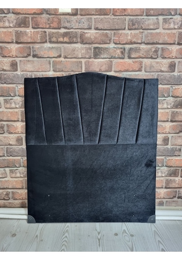 Emba Mobilya Papatya Tek Kişilik Baza Başlığı Siyah 120 CM