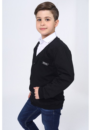 Toontoy Erkek Çocuk Okul Hırka Siyah