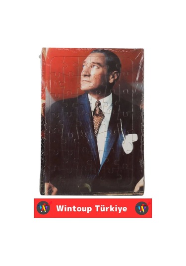 Premium Eğitici Eğlenceli El-göz Koordinasyonu Motor Becerisi Geliştiren 42 Parça Puzzle Atatürk